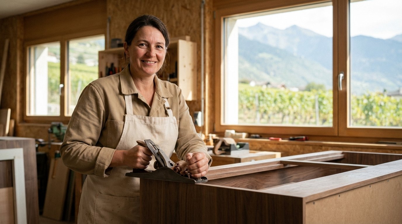 Cuisine classique en bois massif huilé