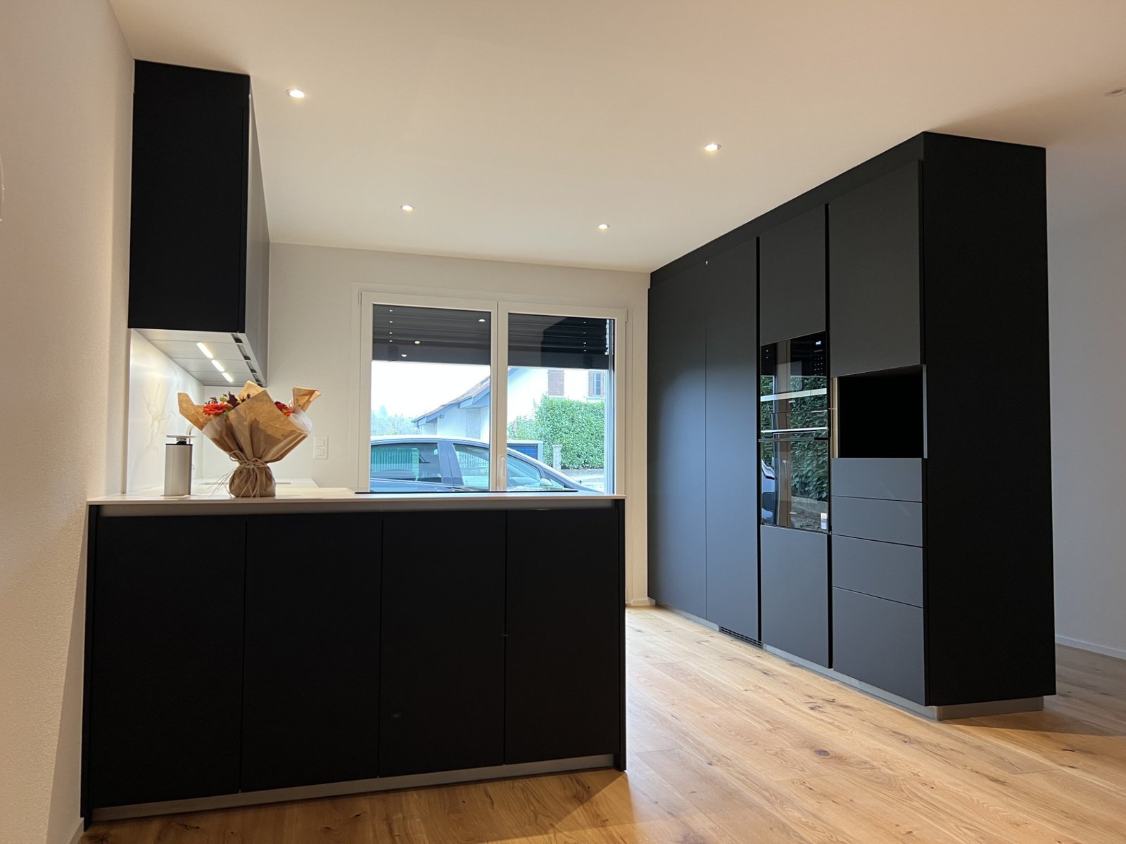 Cuisine pour immeuble résidentiel à Fétigny